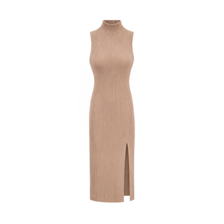 Рокля Leya polo neck dress