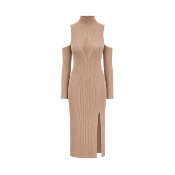 Рокля Leya crop sleeves dress