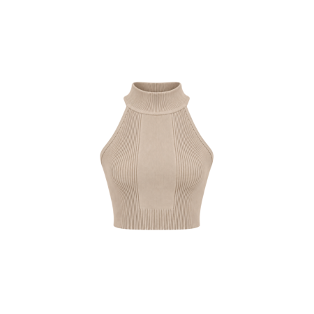 Топ Limited neck top - Warm beige